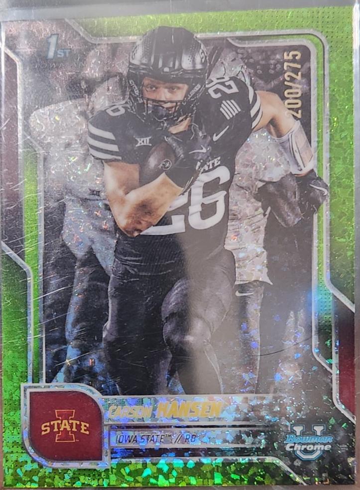 Carson Hansen [Lime Green Mini-Diamond Refractor] #55