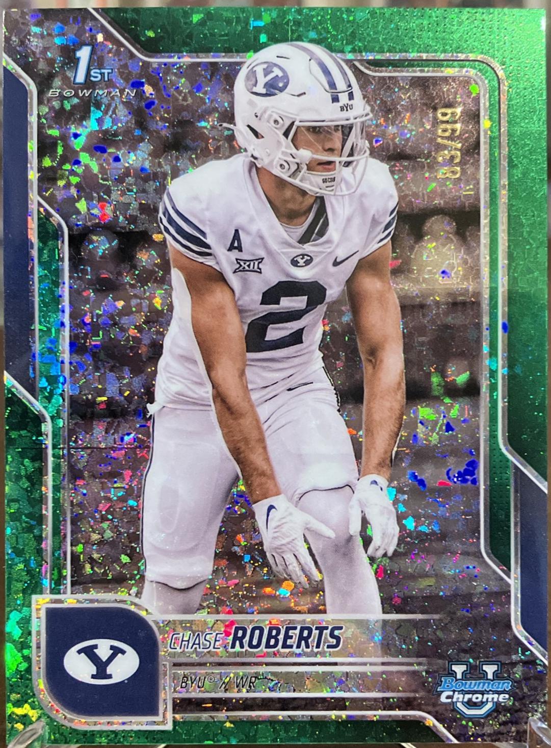 Chase Roberts [Green Mini-Diamond Refractor] #51