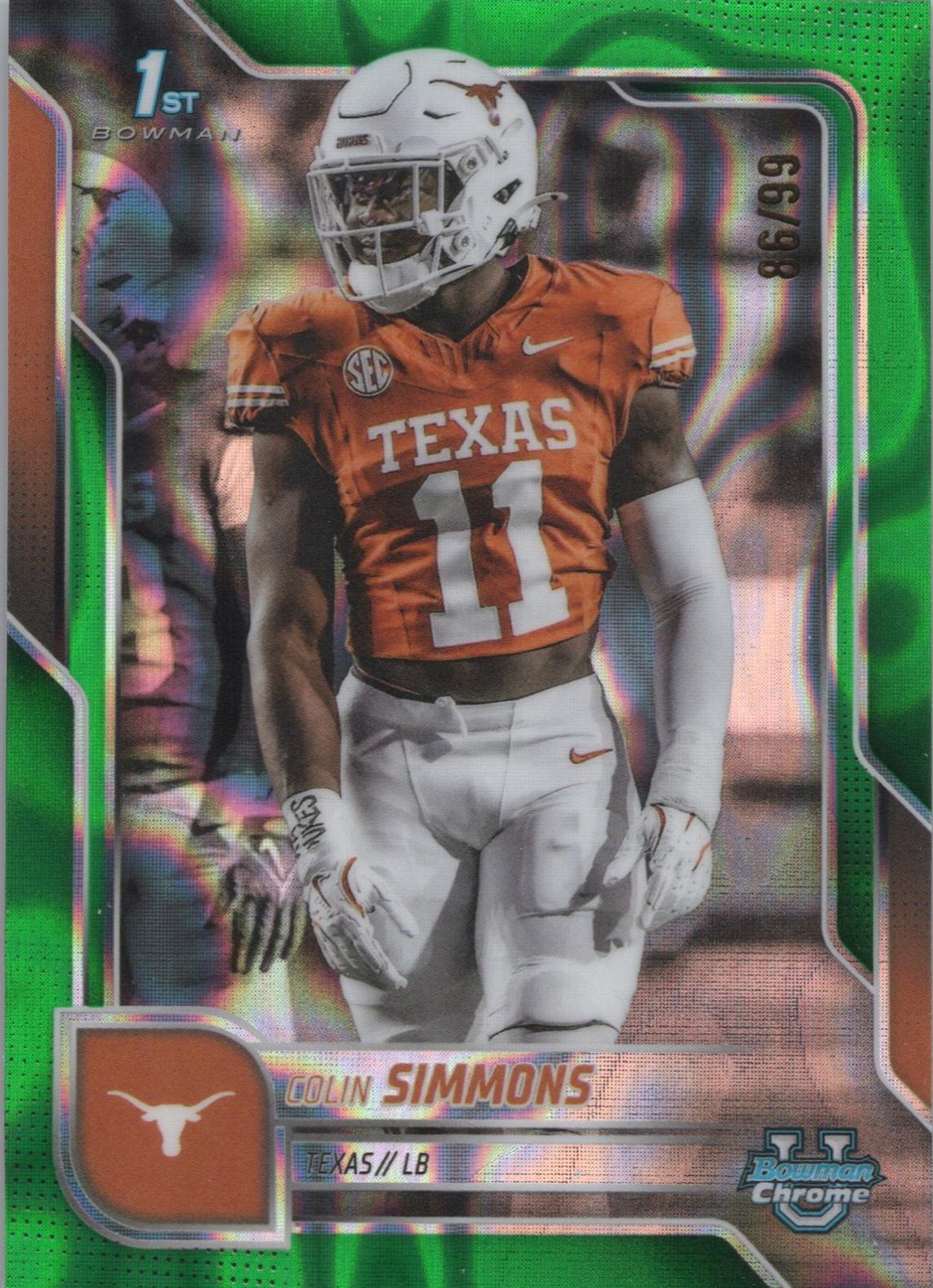 Colin Simmons [Green Lava Refractor] #122