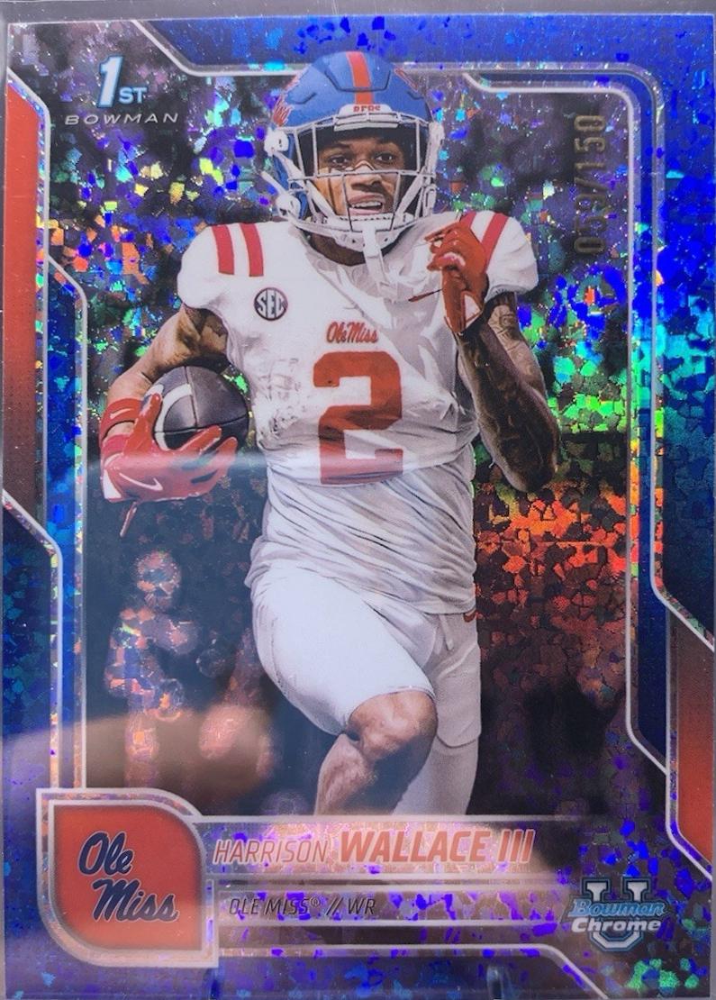 Harrison Wallace III [Blue Mini-Diamond Refractor] #157
