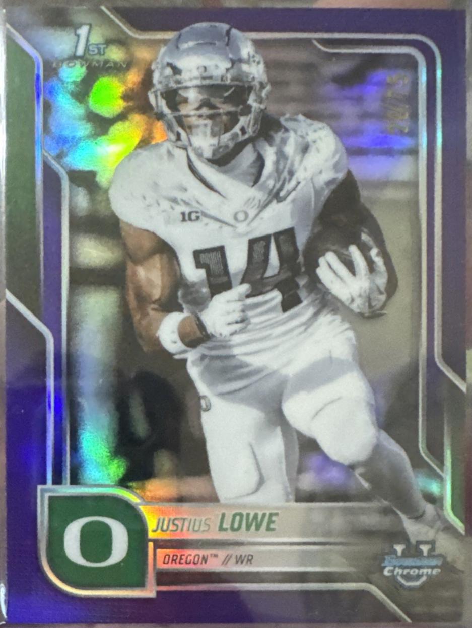 Justius Lowe [Purple Refractor] #166