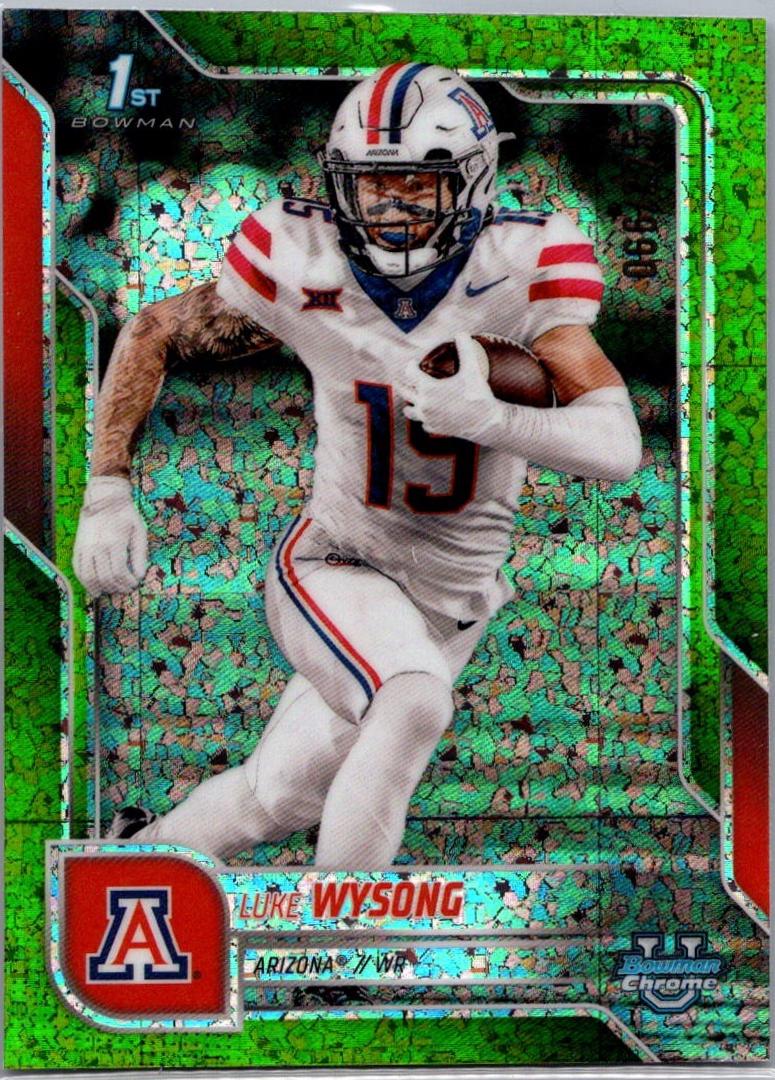 Luke Wysong [Lime Green Mini-Diamond Refractor] #49
