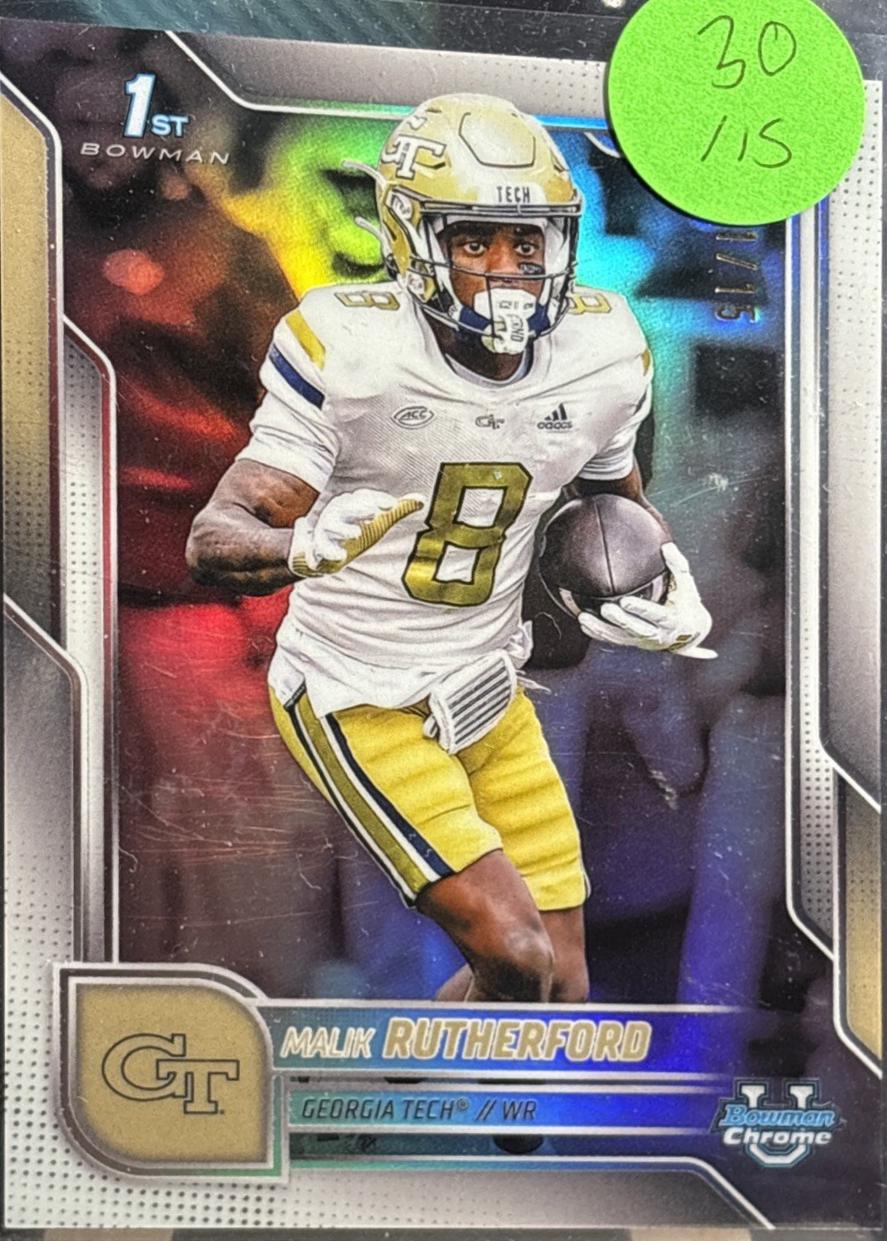 Malik Rutherford [White Refractor] #23