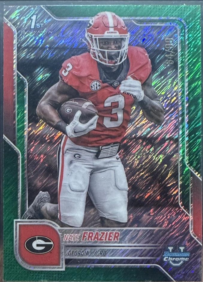Nate Frazier [Green Shimmer Refractor] #80