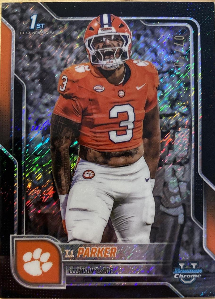 T.J. Parker [Black Shimmer Refractor] #114