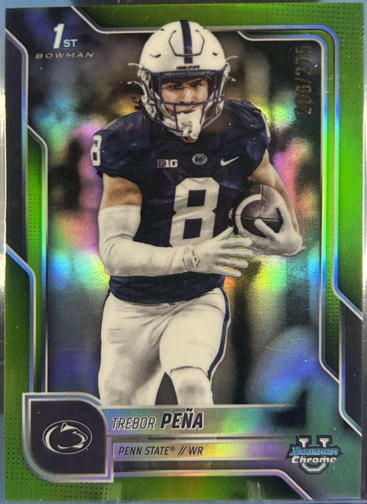 Trebor Pena [Lime Green Refractor] #11