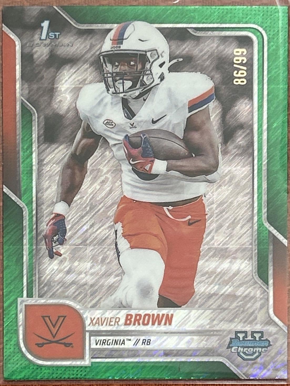 Xavier Brown [Green Shimmer Refractor] #79