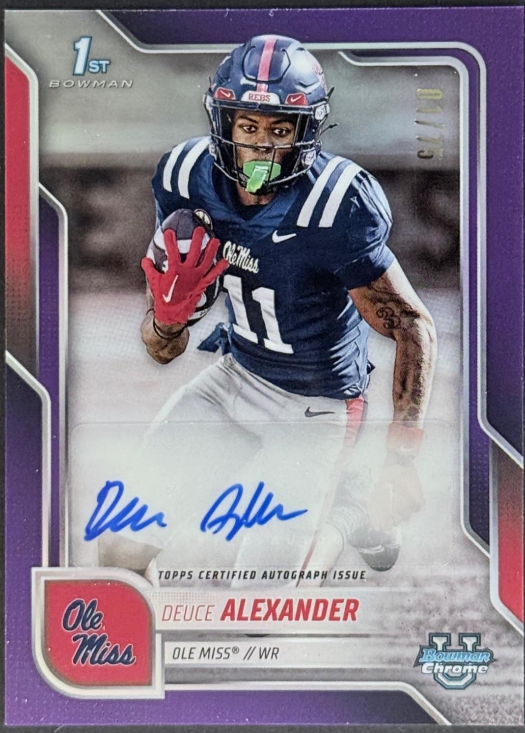 Deuce Alexander [Purple Refractor] #BCA-DAL