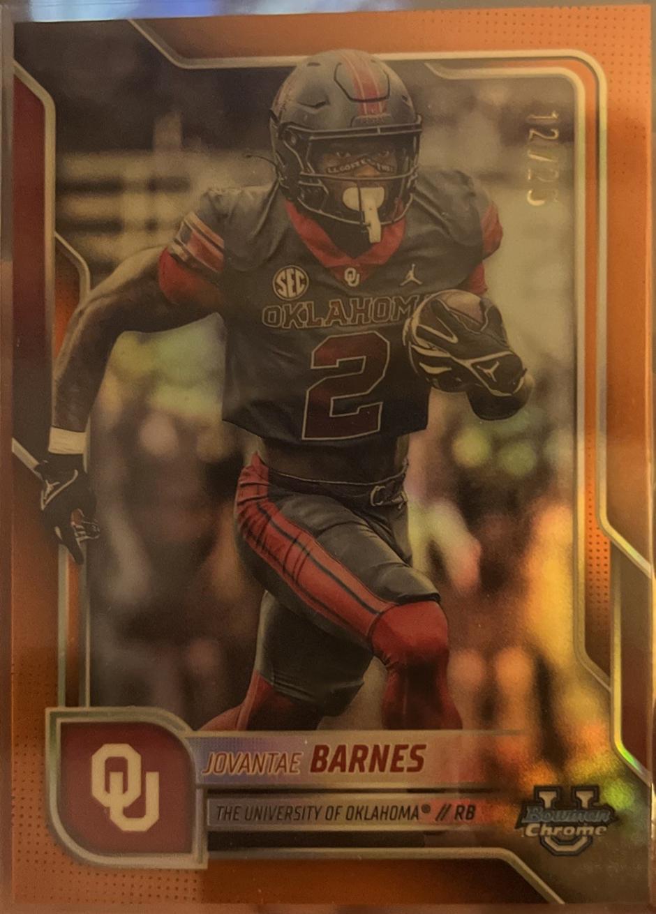 Jovantae Barnes [Orange Refractor] #BCA-JAV