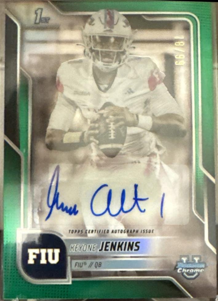 Keyone Jenkins [Green Refractor] #BCA-KJE