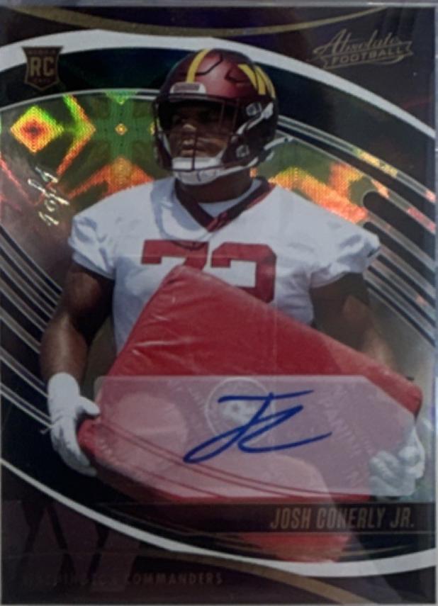 Josh Conerly Jr. [Signature Black Galaxy] #145