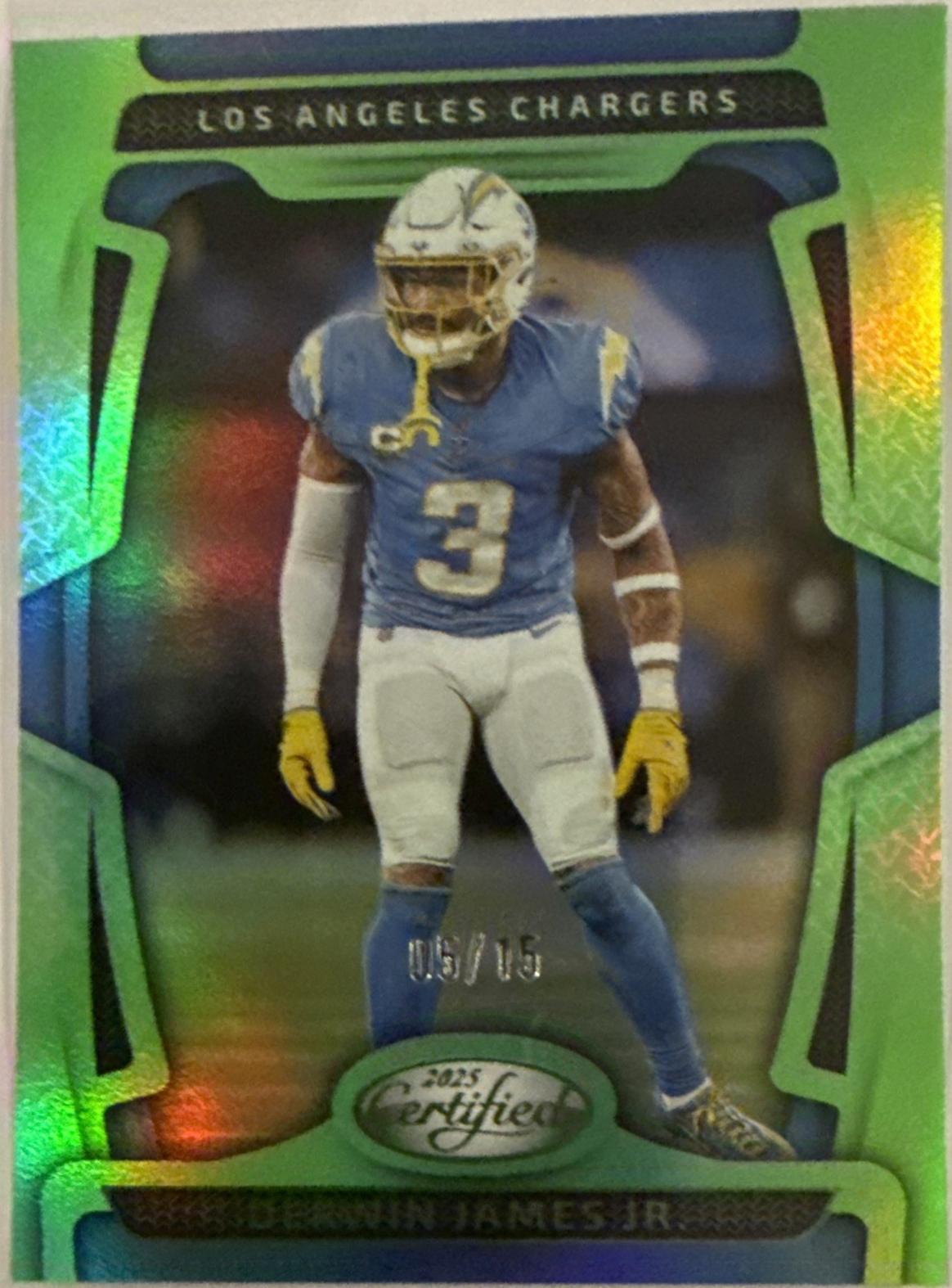 Derwin James Jr. [Lime Green Mirror] #57