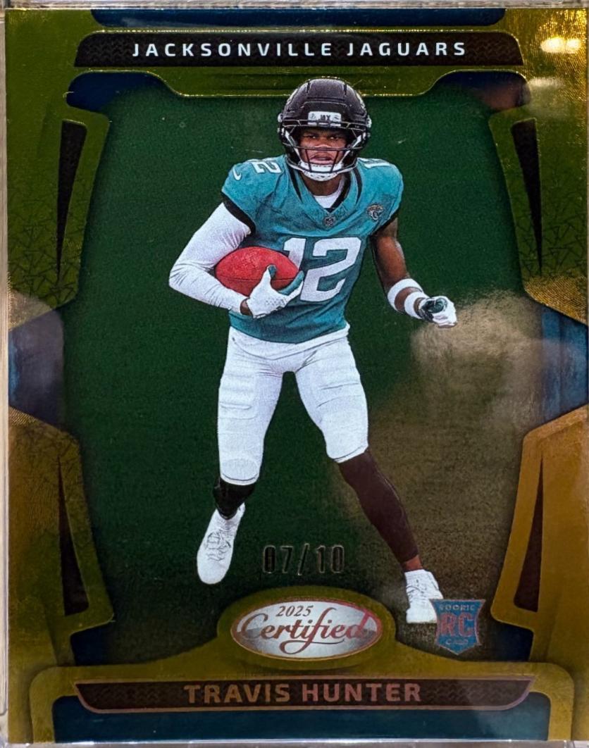Travis Hunter [Gold Mirror] #107