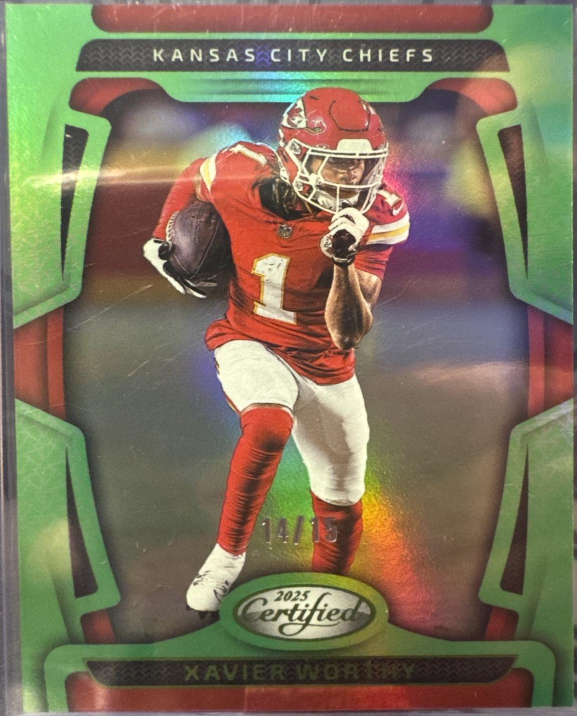 Xavier Worthy [Lime Green Mirror] #49