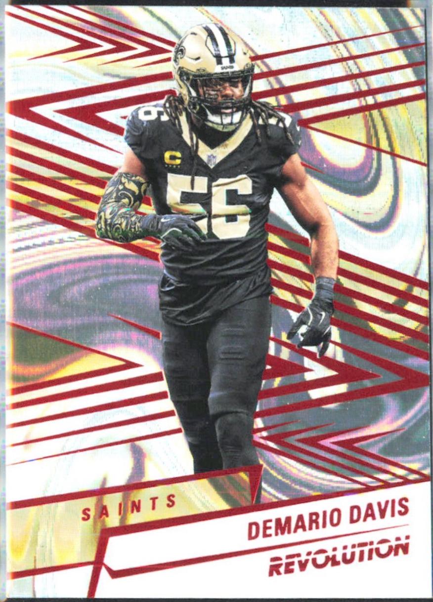 Demario Davis [Red Swirl] #139