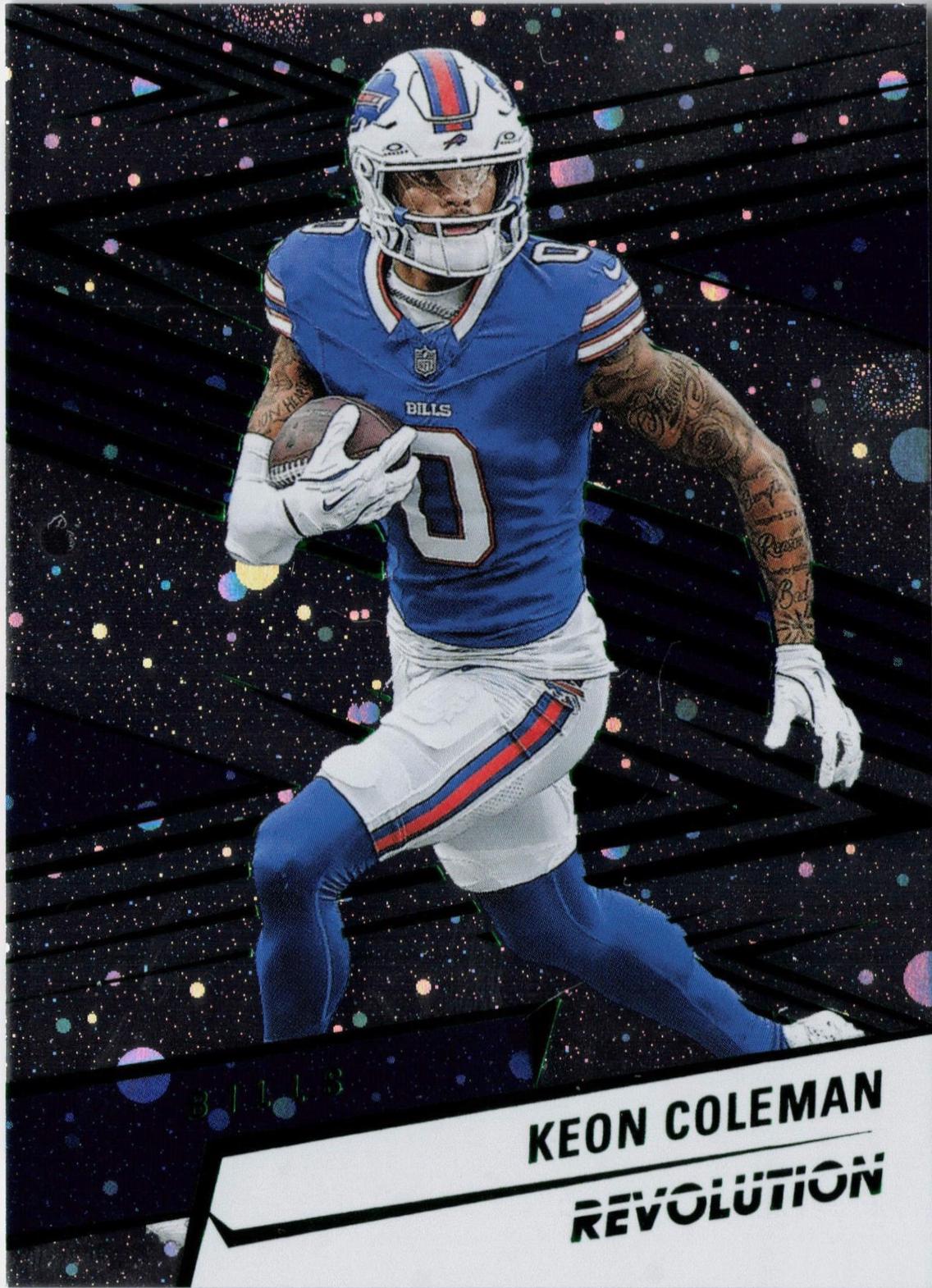 Keon Coleman [Green Swirl] #158