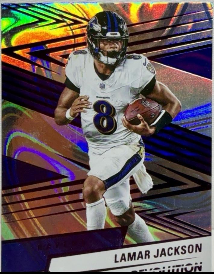 Lamar Jackson [Purple Swirl] #175