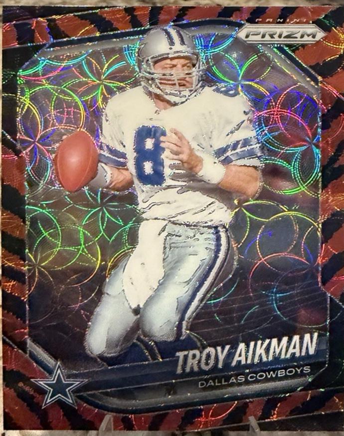 Troy Aikman [Tiger Stripe] #179