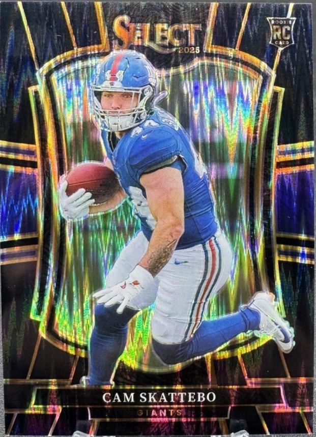 Cam Skattebo [Black Prizm Shock] #195