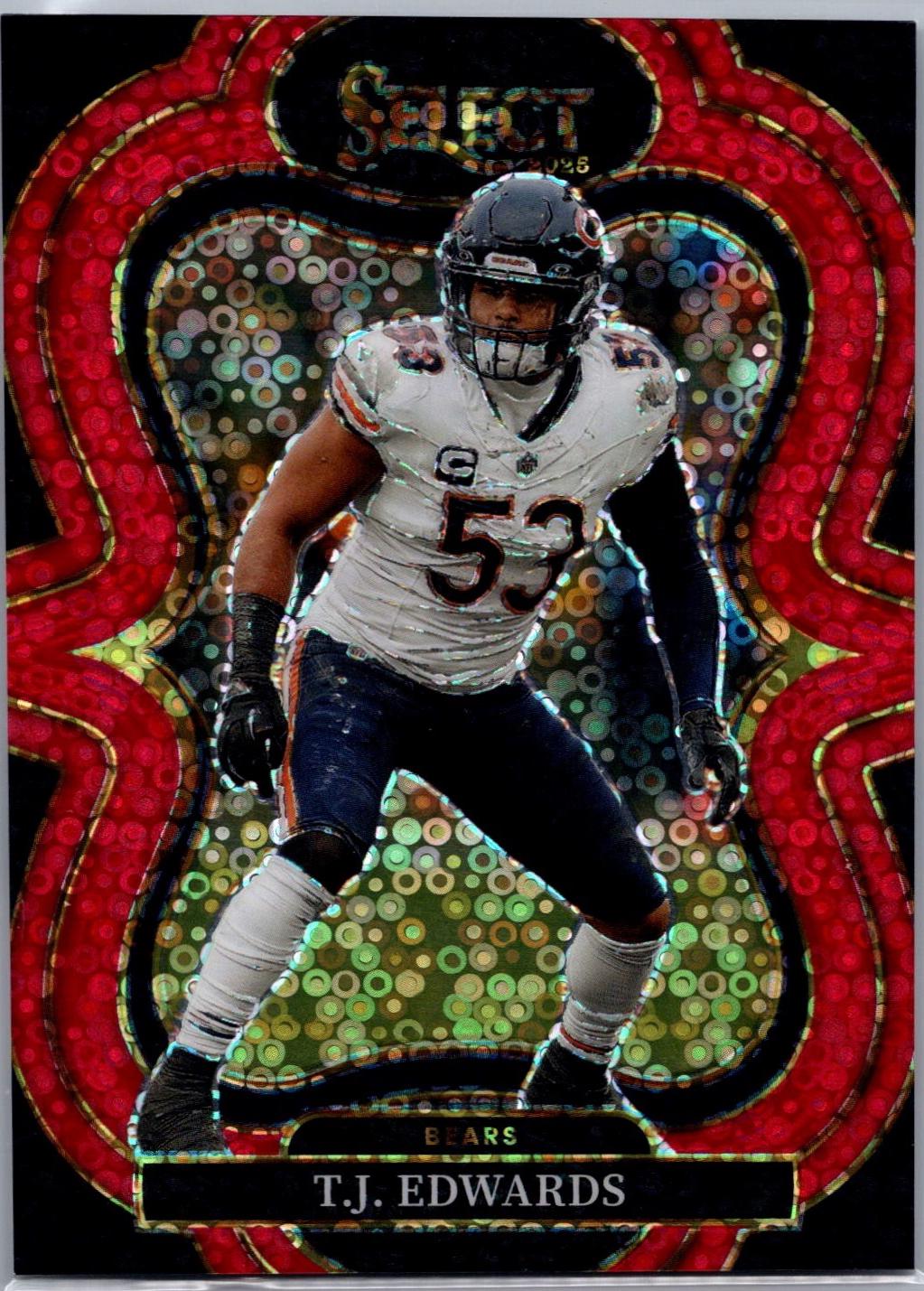 T.J. Edwards [Red Disco Prizm] #373
