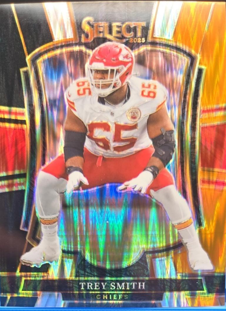 Trey Smith [Black Orange Prizm Shock] #109