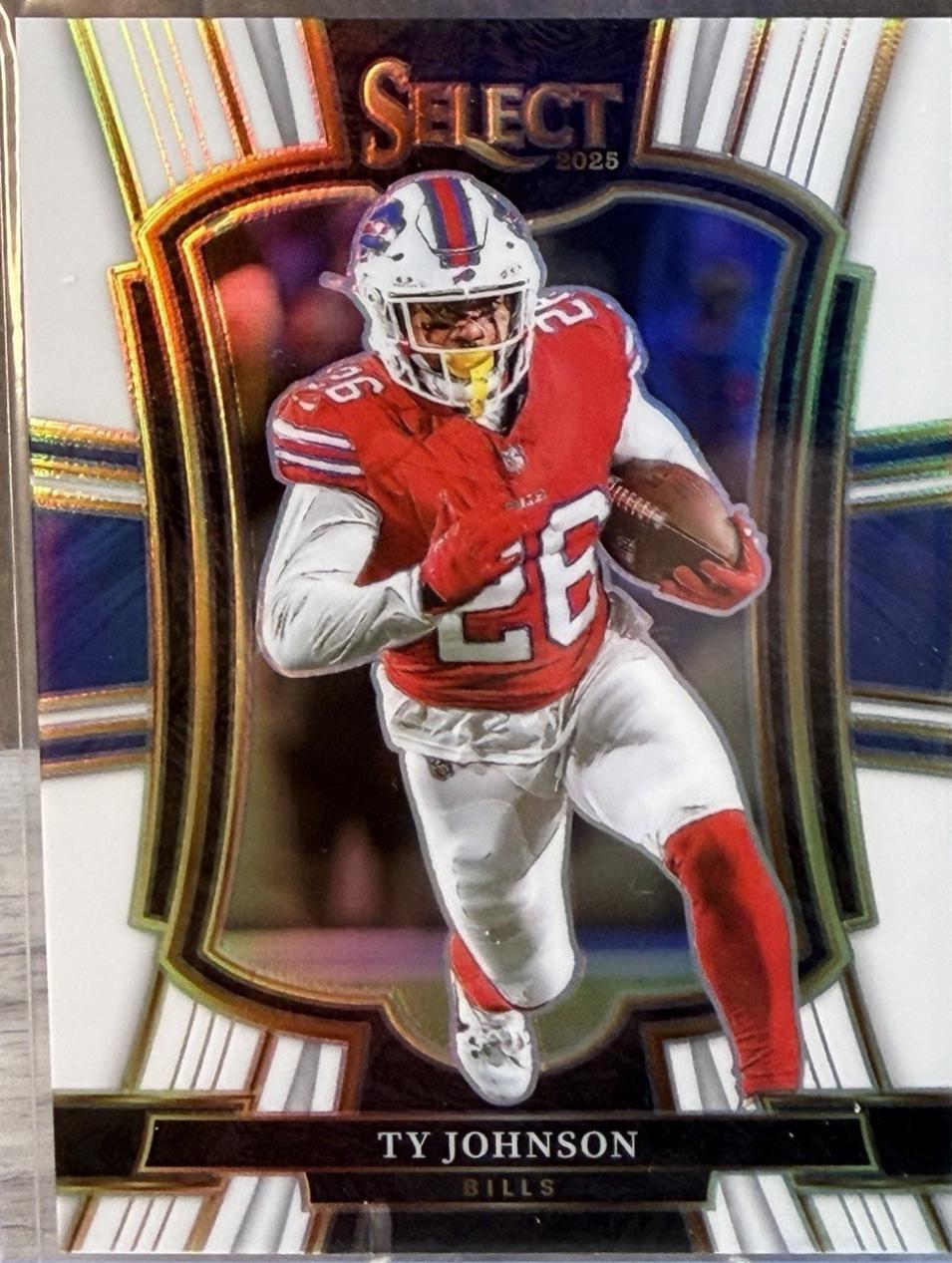 Ty Johnson [White Prizm] #186
