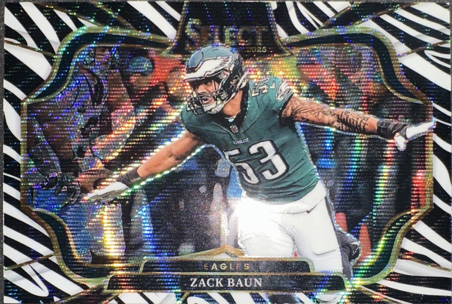 Zack Baun [Zebra Prizm] #491