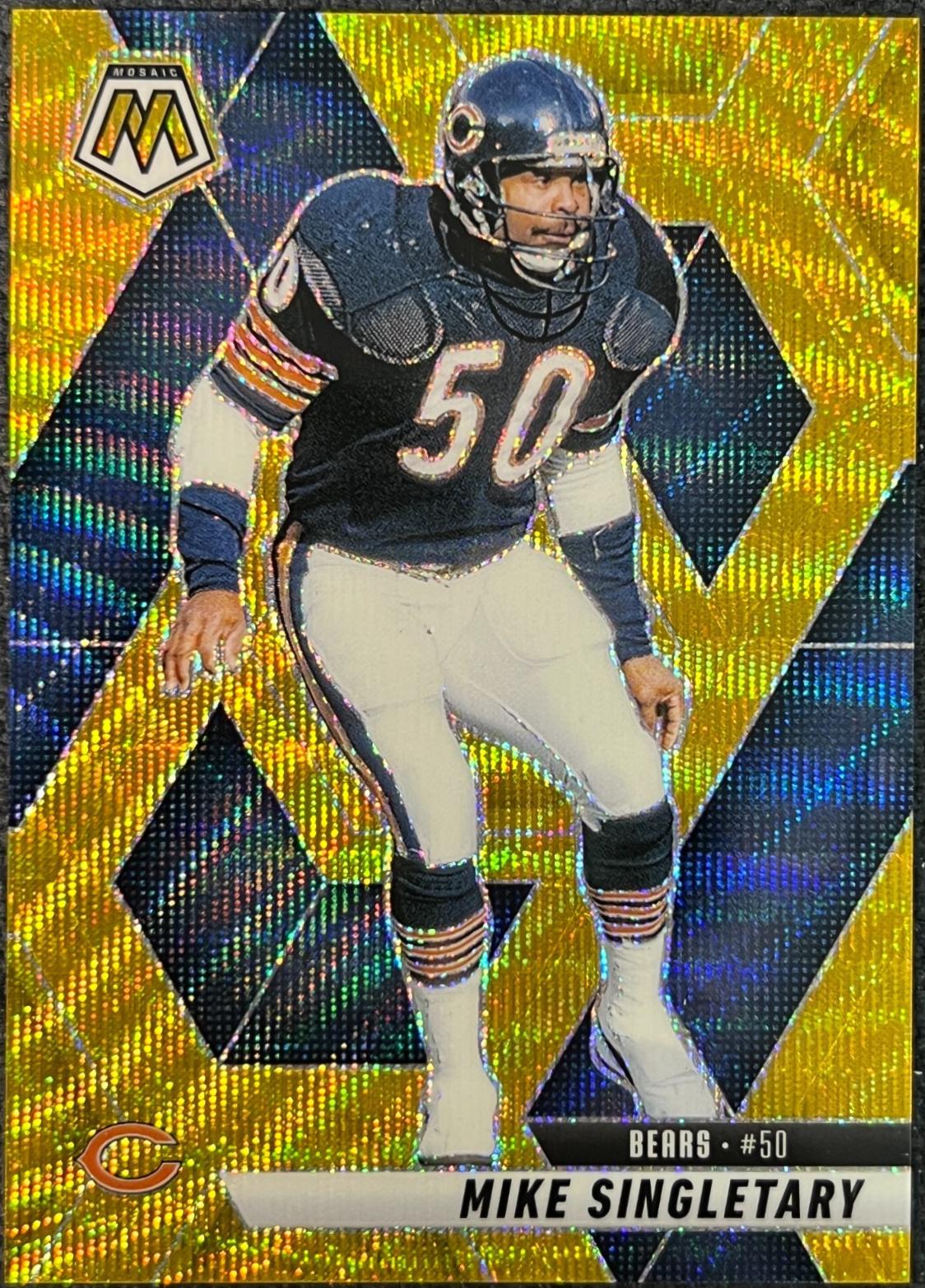 Mike Singletary [Mosaic Gold Wave] #153
