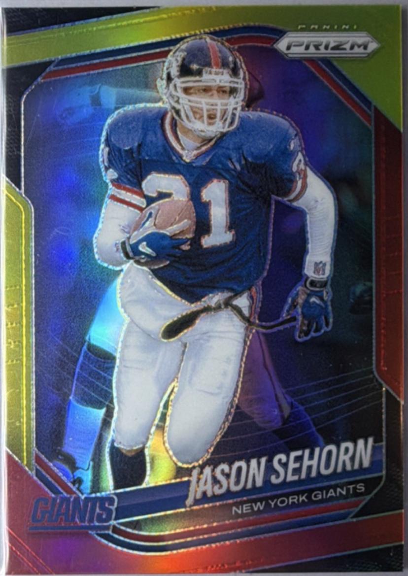 Jason Sehorn [Red Yellow] #29