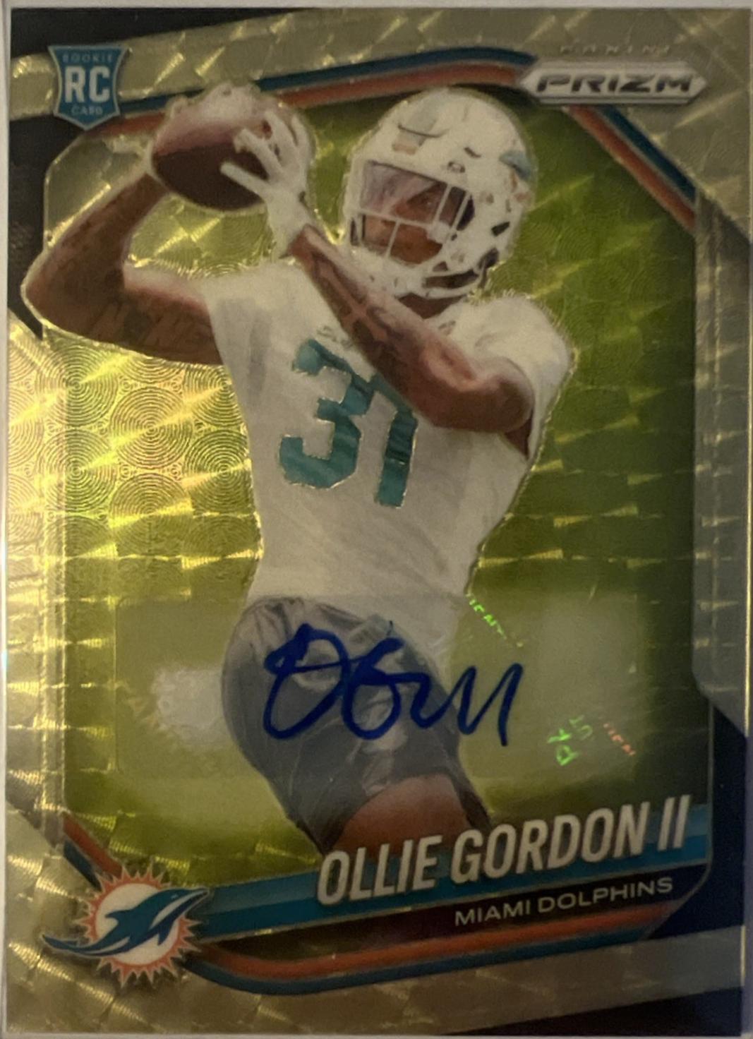 Ollie Gordon II [Autograph Gold Vinyl] #333