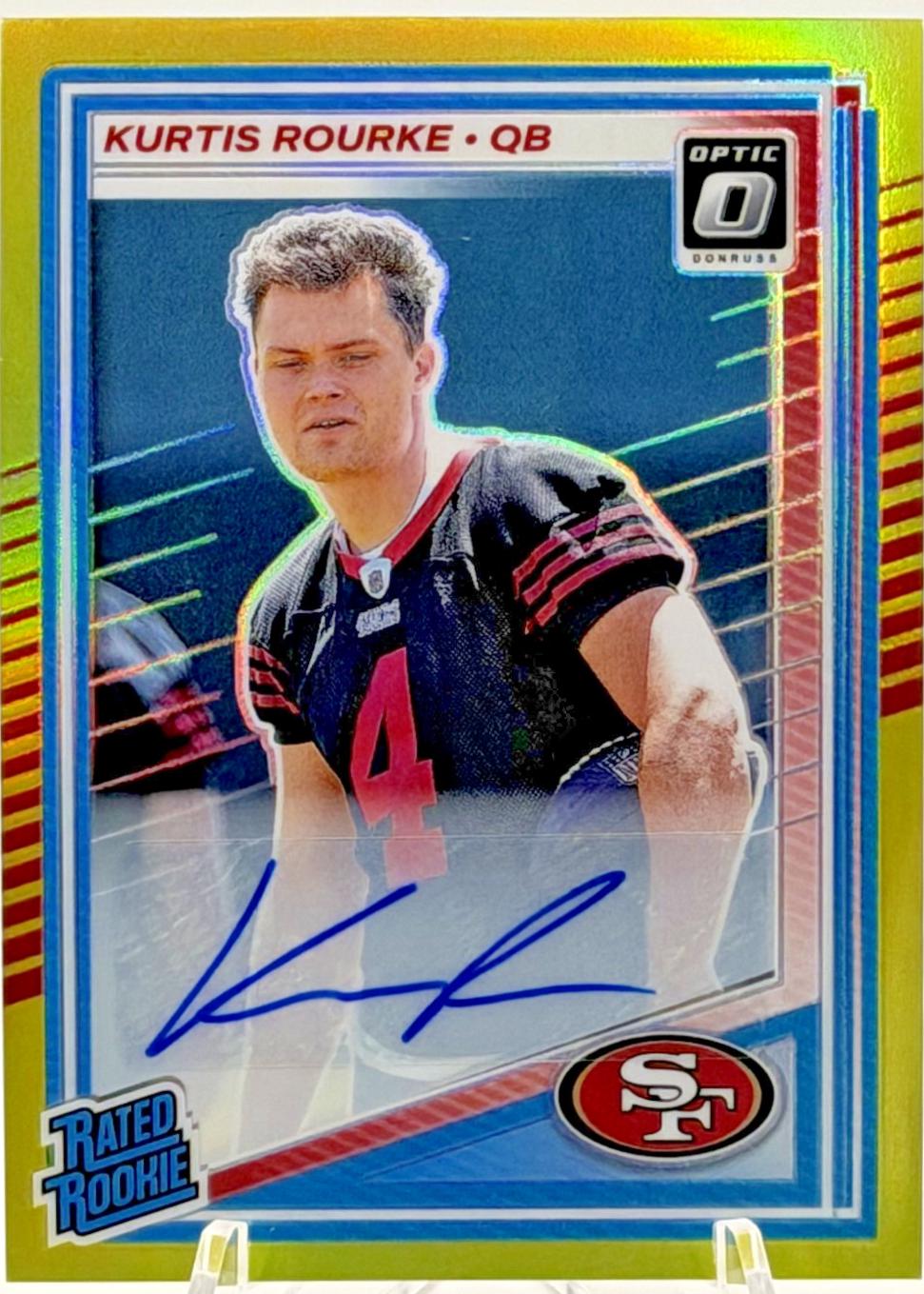 Kurtis Rourke [Gold Autograph] #243