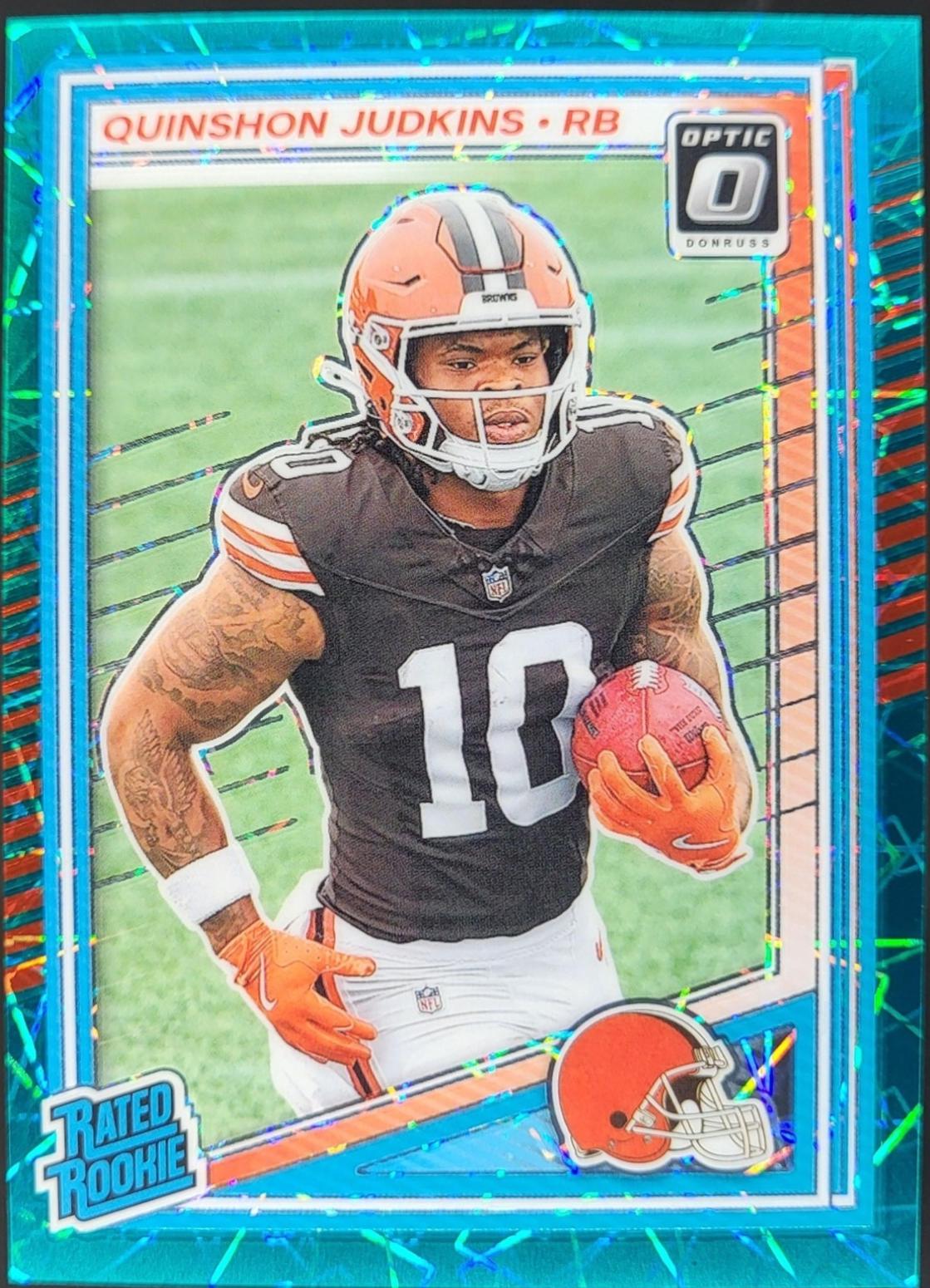 Quinshon Judkins [Teal Velocity] #252
