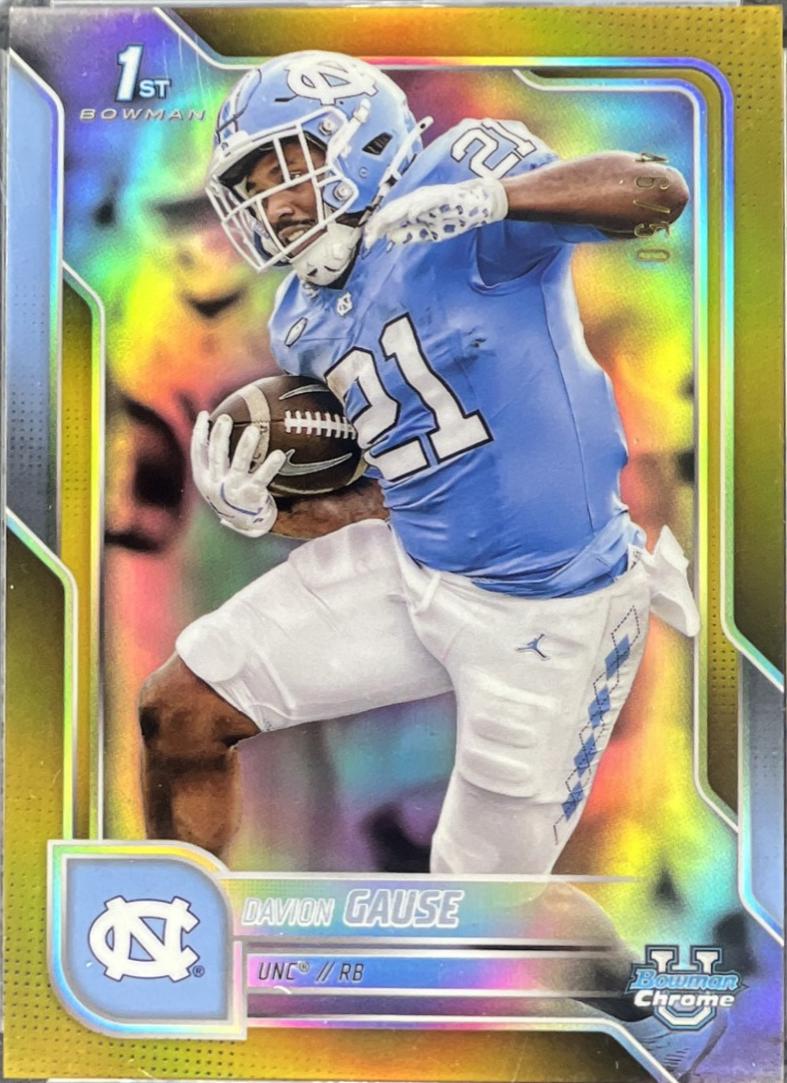 Davion Gause [Gold Refractor] #105