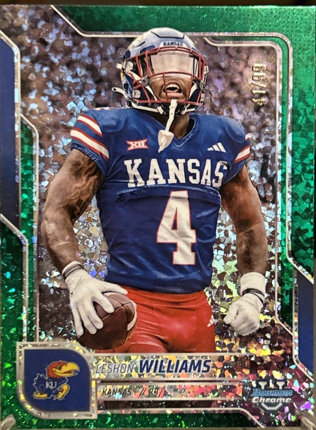 Leshon Williams [Green Mini-Diamond Refractor] #146