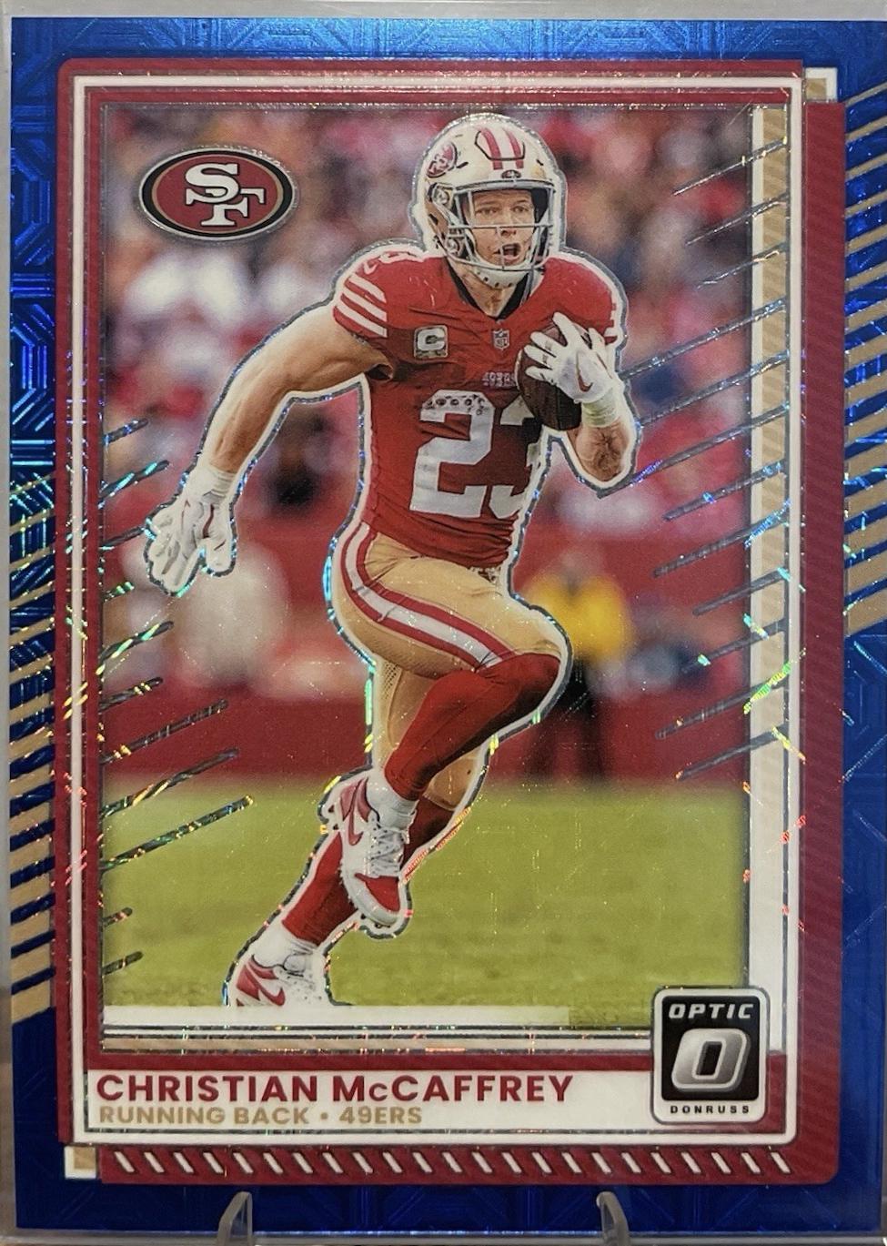 Christian McCaffrey [Blue Mojo] #119