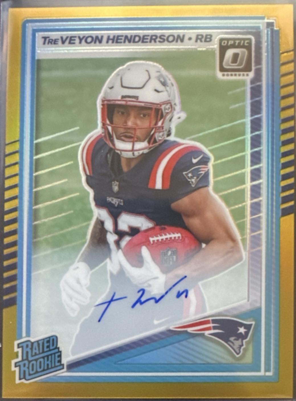 TreVeyon Henderson [Gold RPS Autograph] #248