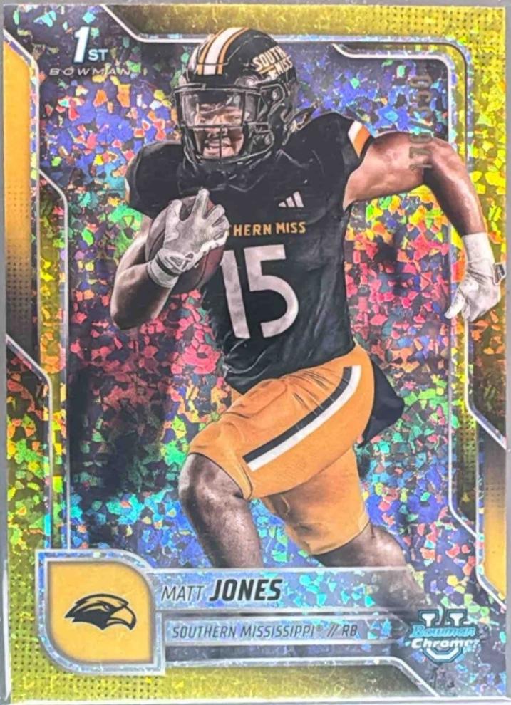 Matt Jones [Yellow Mini-Diamond Refractor] #101