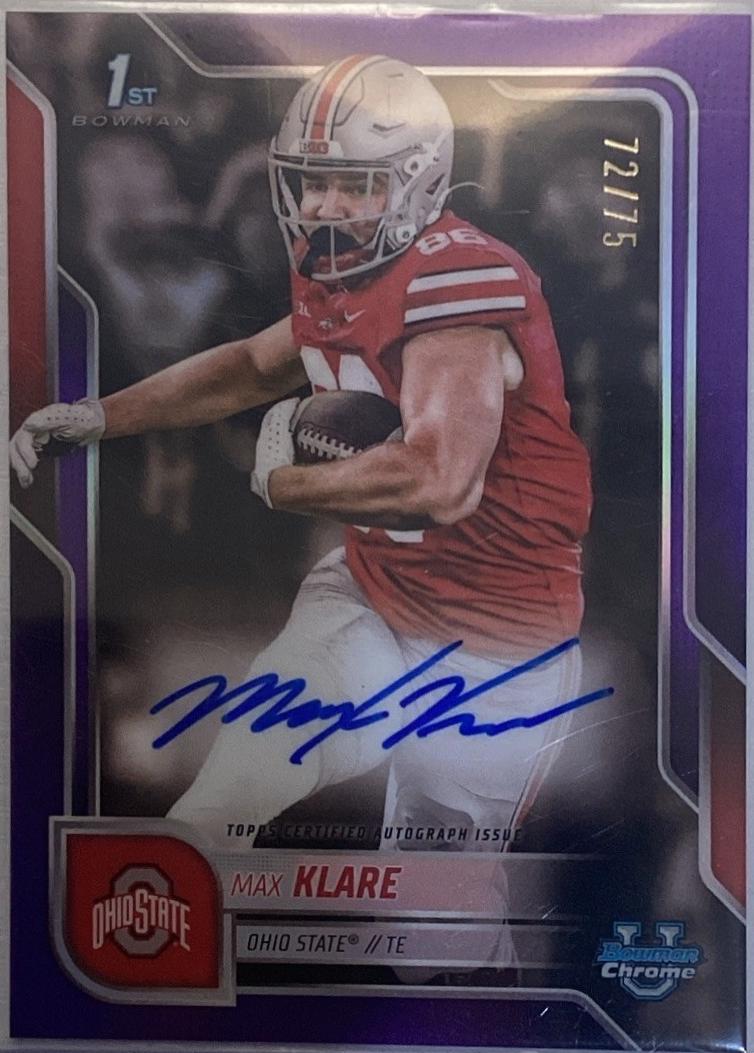 Max Klare [Purple Refractor] #BCA-MKL