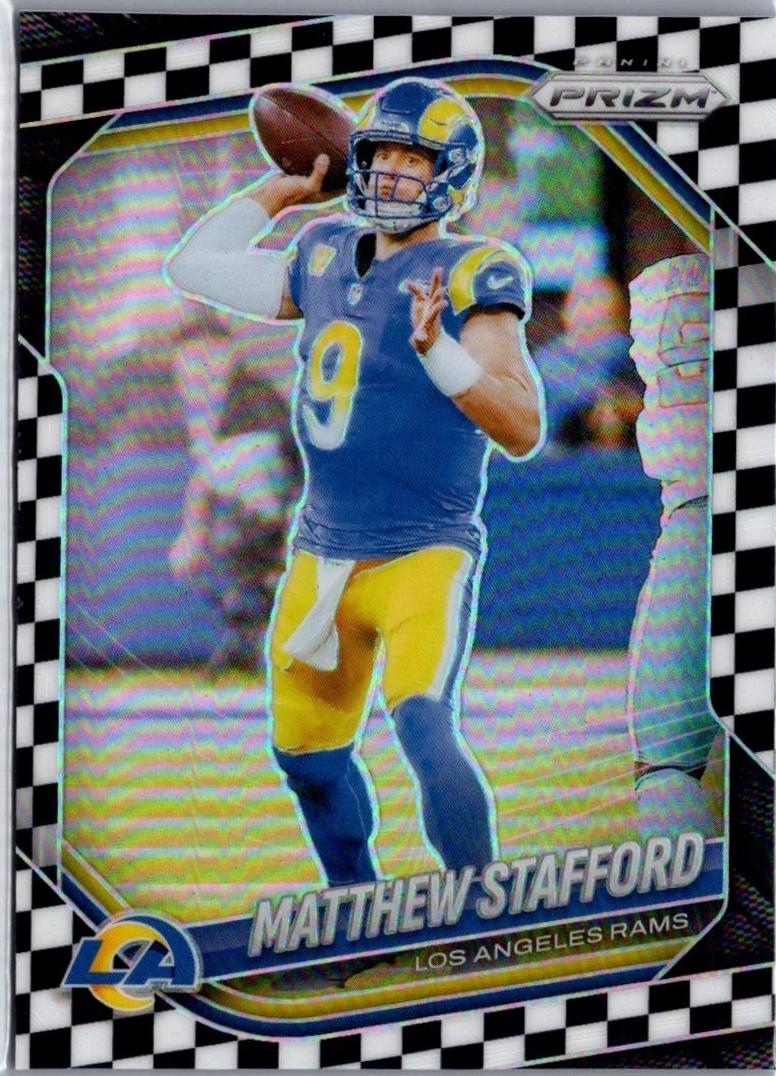 Matthew Stafford [Black White Checker] #21