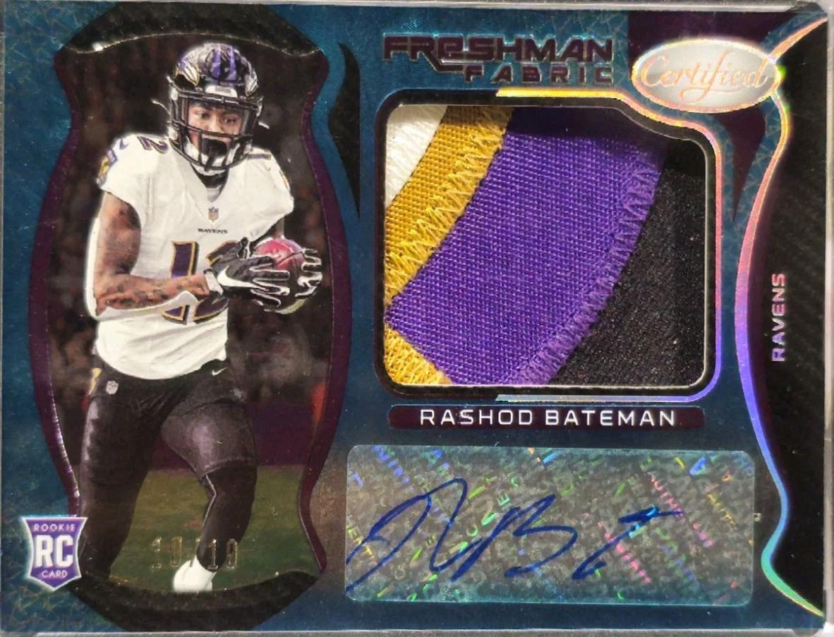 Rashod Bateman [Freshman Fabric Signature Purple] #210