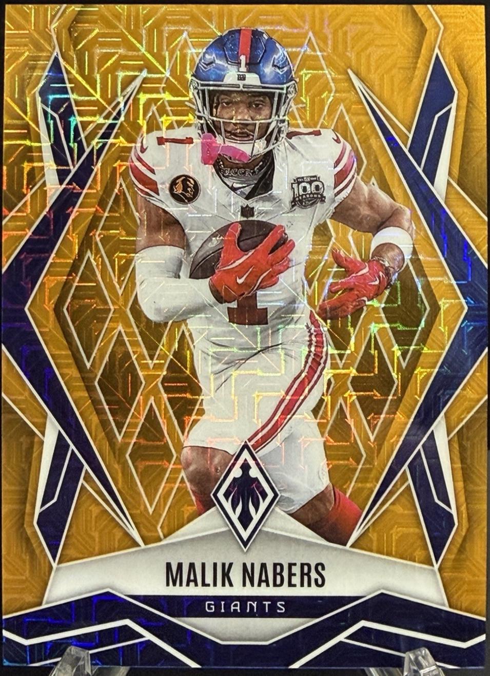 Malik Nabers [Gold Mojo] #143