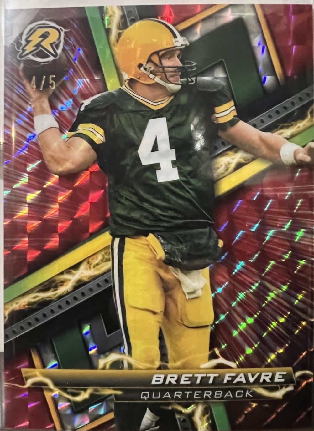 Brett Favre [Red Geometric] #56