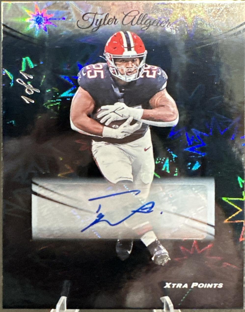 Tyler Allgeier [Xtra Points Signatures Premium Black] #12