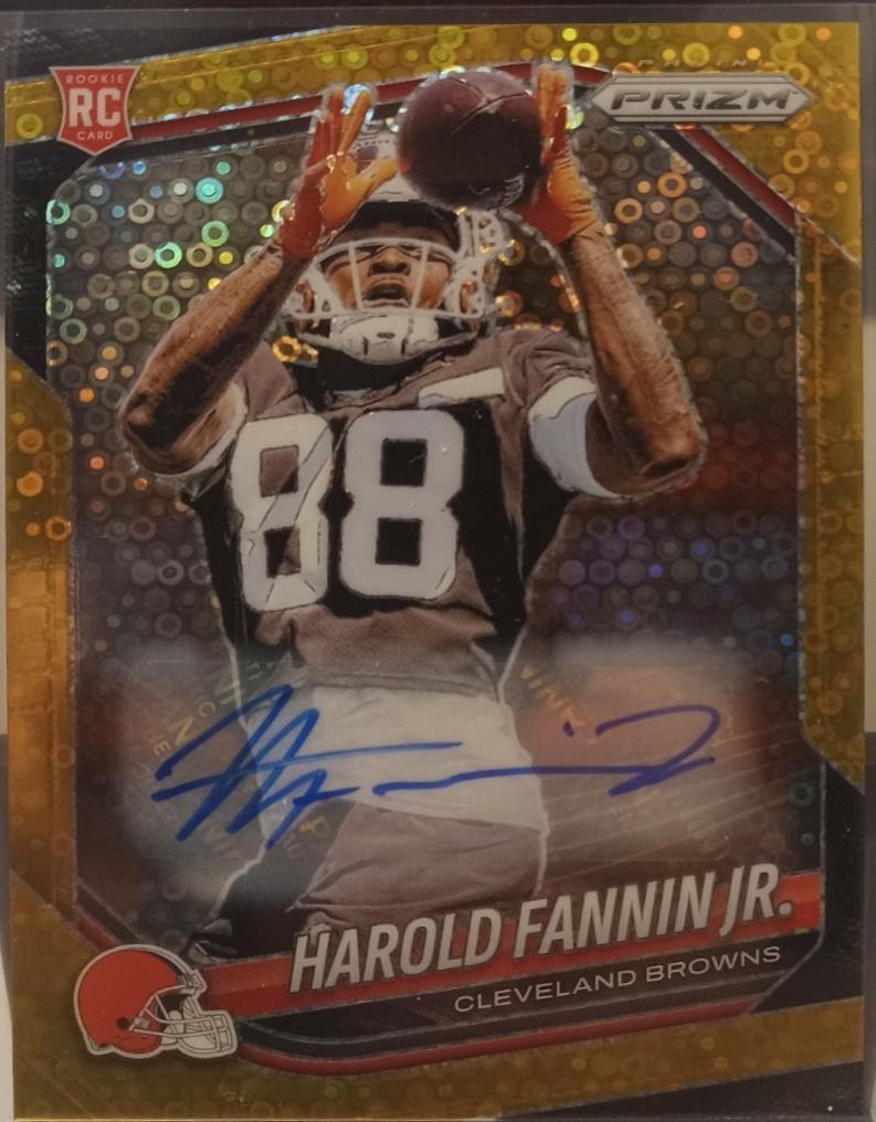 Harold Fannin Jr. [Rookie Autograph Gold] #399