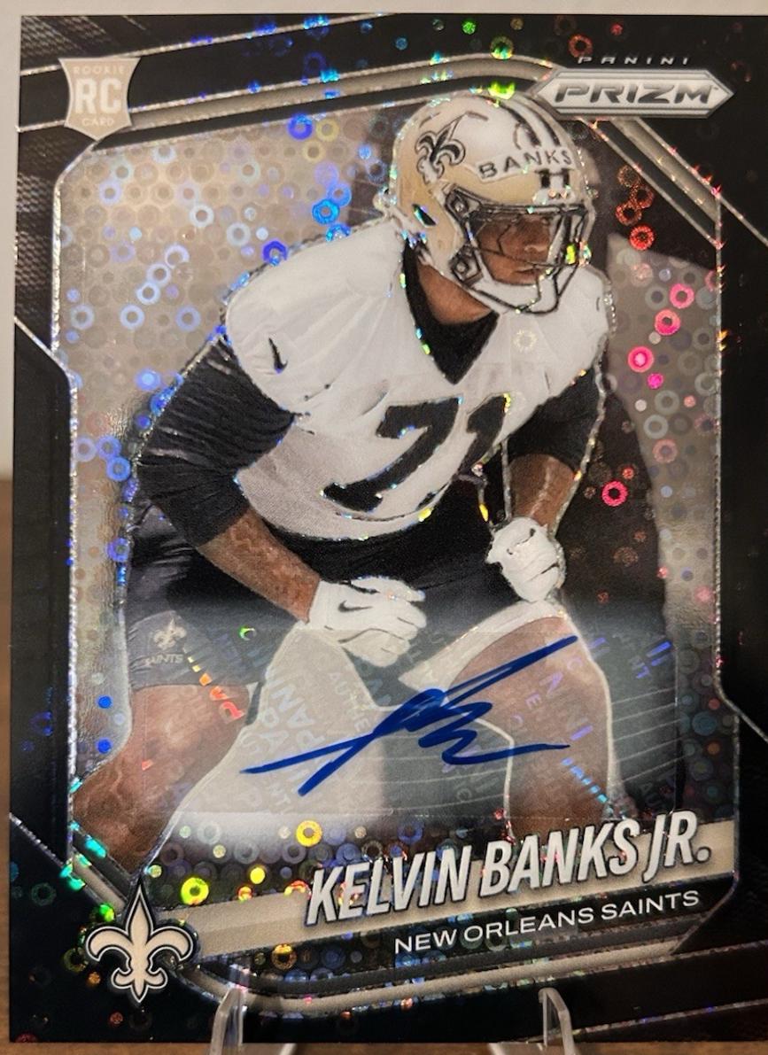 Kelvin Banks Jr. [Rookie Autograph Black] #347