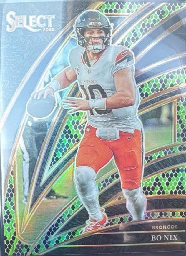 Bo Nix [Green Black Snakeskin Prizm] #211