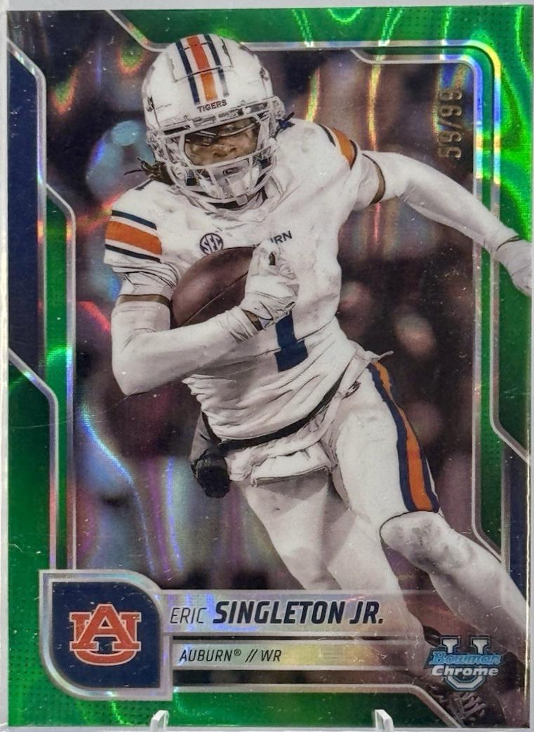 Jaylen Waddle [Green Refractor] #186