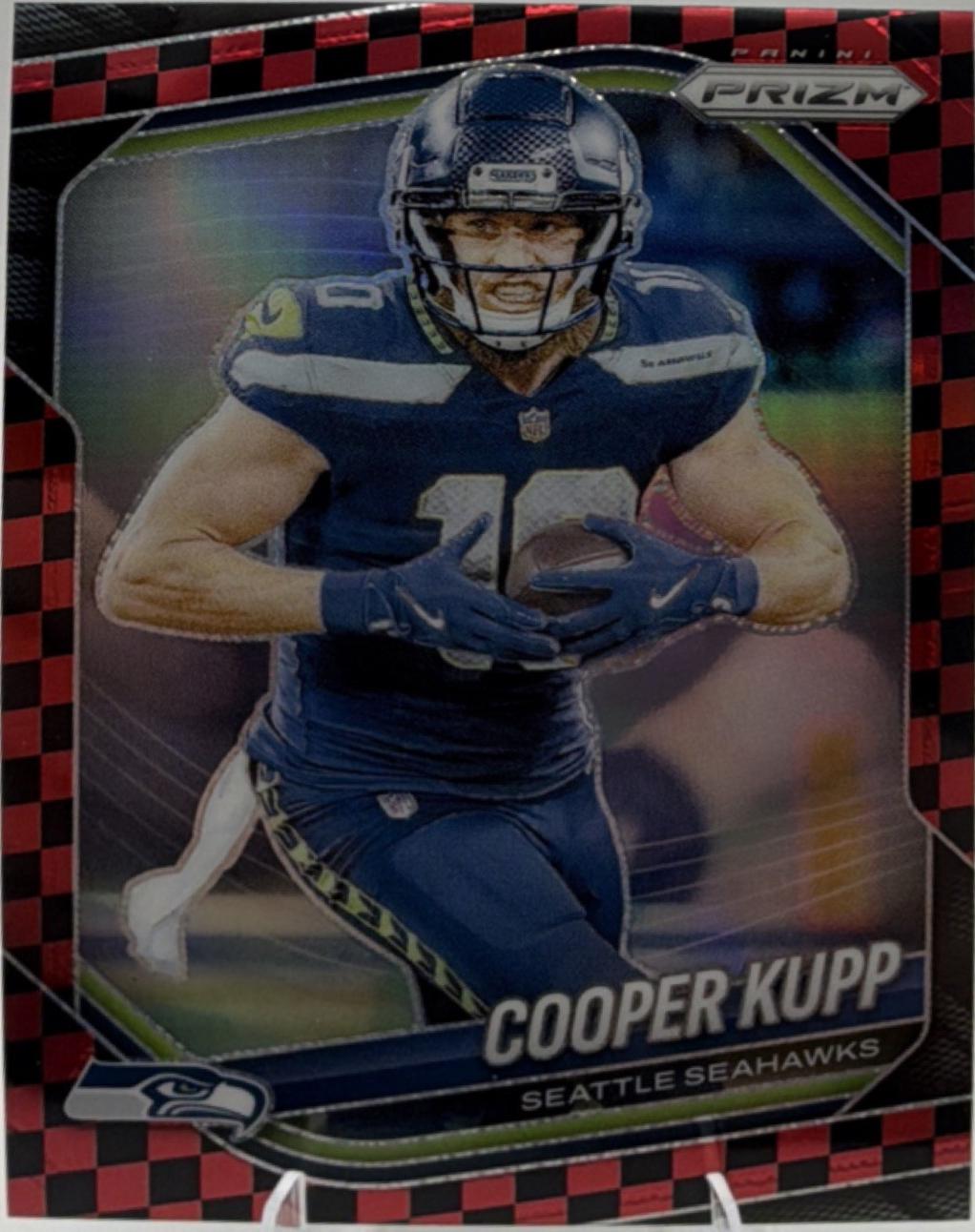 Cooper Kupp [Black Red Checker] #16
