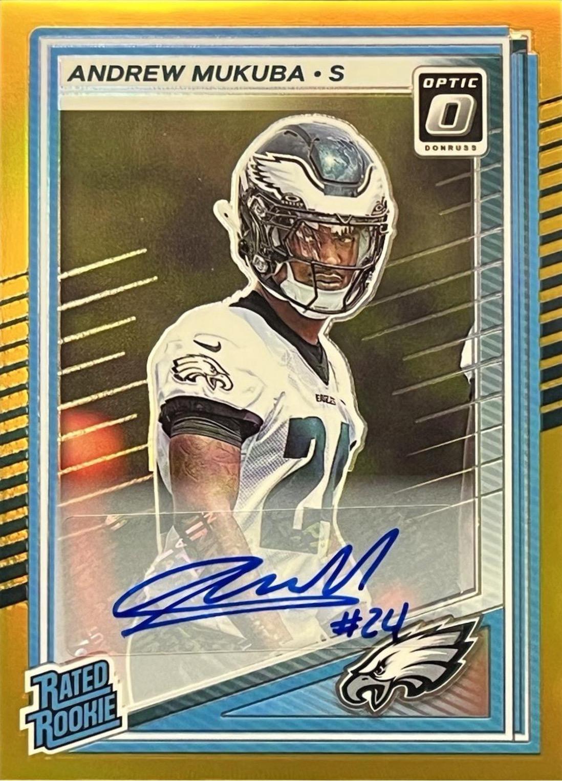 Andrew Mukuba [Gold Autograph] #297
