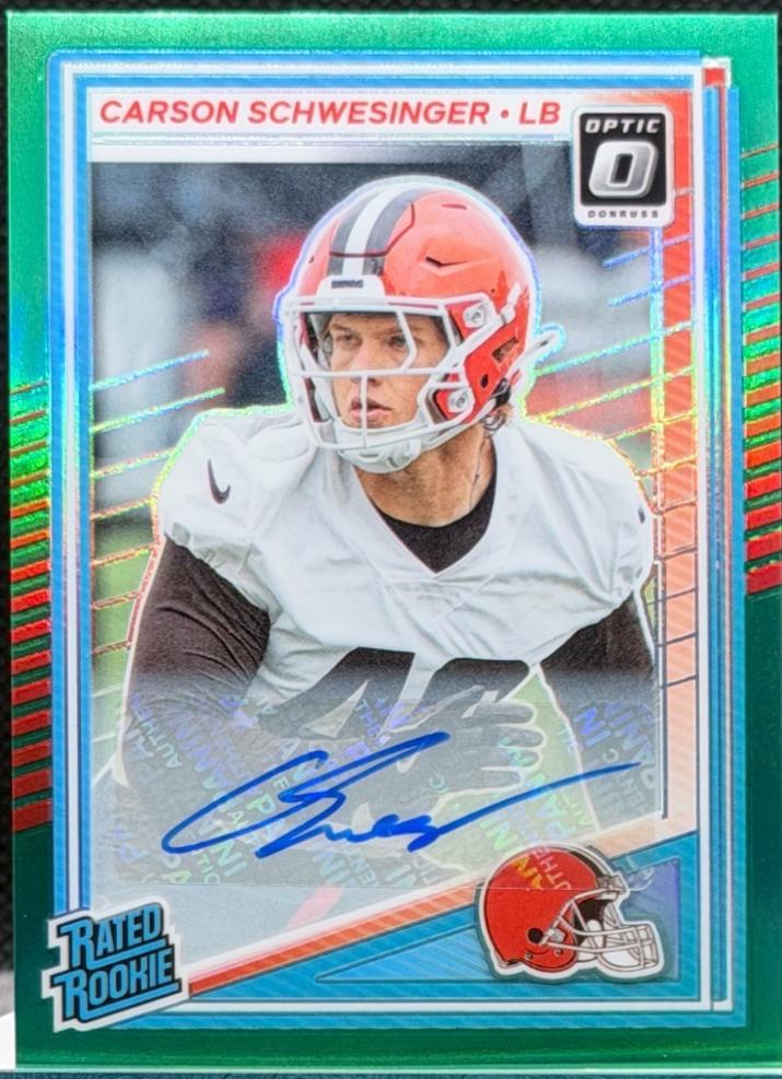 Carson Schwesinger [Green Autograph] #217